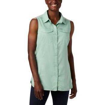 Columbia Overhemd Dames, Silver Ridge Lite Sleeveless Mintgroen, 79UFWIEZM